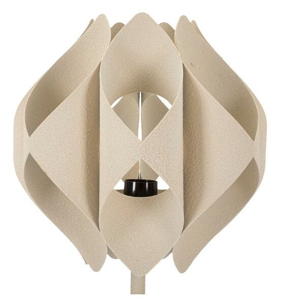 Beżowa lampa stołowa z metalowym kloszem (wysokość 57 cm) Space – Mauro Ferretti