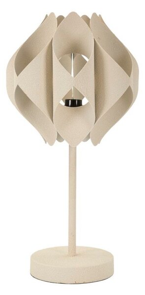 Beżowa lampa stołowa z metalowym kloszem (wysokość 57 cm) Space – Mauro Ferretti