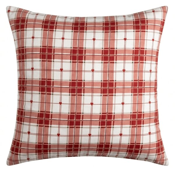 Poszewka na poduszkę z mikrofibry TARTAN HEART 45x45 cm, kolorowa