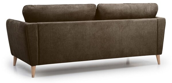 Brązowa sofa Scandic Paris, 206 cm