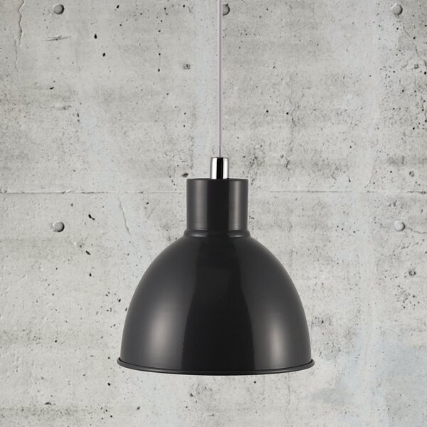 Lampa Wisząca Nordlux, Pop, ściemnialny, czarny, salon, metal, skandynawski