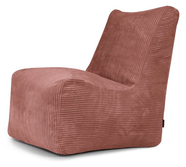 Ceglasty sztruksowy worek do siedzenia Seat Lounge – SLOWDOWN