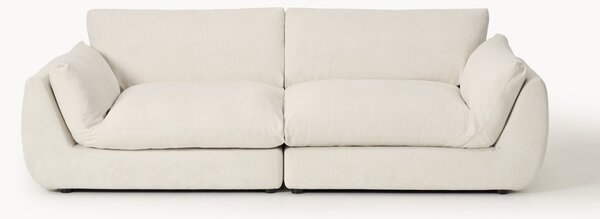 Sofa ze sztruksu Feather (3-osobowa)