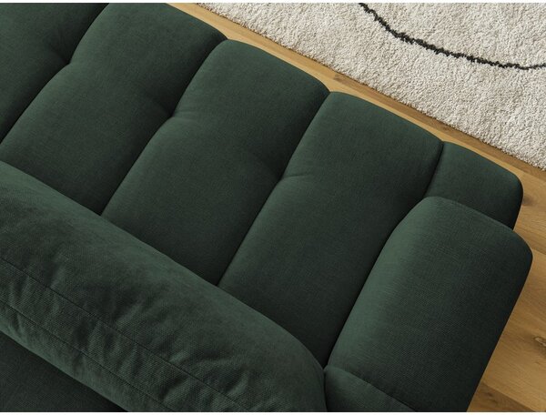 Zielona rozkładana/ze schowkiem sofa 251 cm Fuji – Bobochic Paris