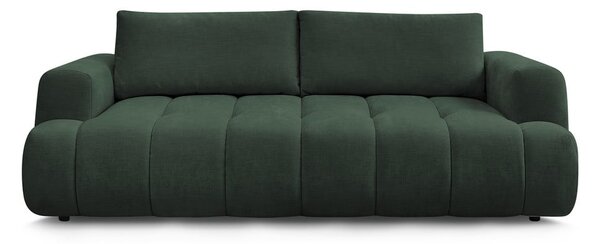 Zielona rozkładana/ze schowkiem sofa 251 cm Fuji – Bobochic Paris