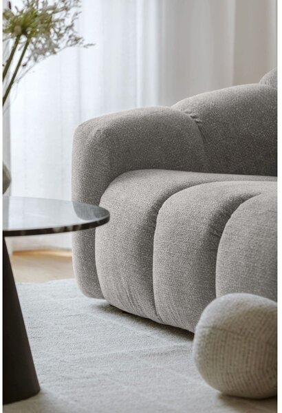Jasnoszary fotel Shell – Miuform