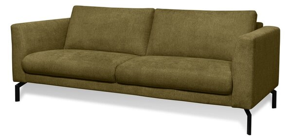Musztardowa sofa 216 cm Gomero – Scandic