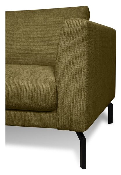 Musztardowa sofa 216 cm Gomero – Scandic