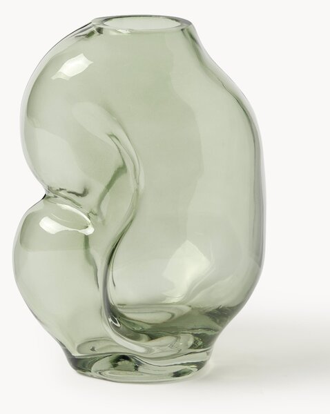 Ręcznie wykonany wazon ze szkła Gleam, W 18 cm