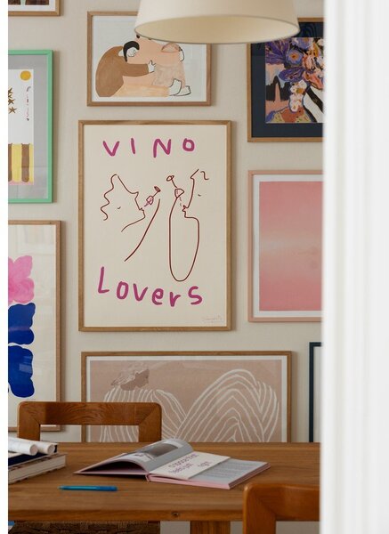 Plakat 50x70 cm Vino Lovers – Ruby Hughes – The Poster Club