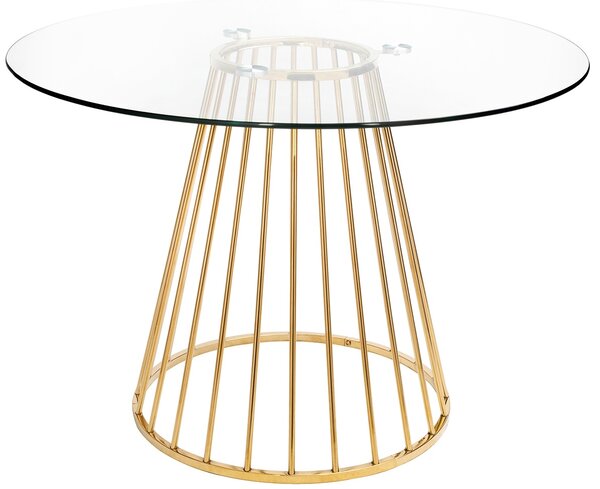 Okrągły stół do jadalni w stylu glamour Glam Glass 110