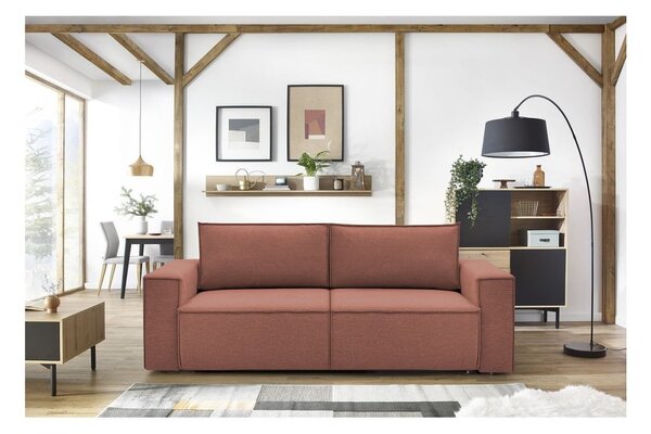 Różowa sofa 245 cm Nihad – Bobochic Paris