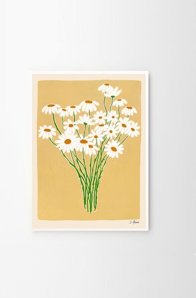 Plakat 30x40 cm Daisies – Carla Llanos – The Poster Club