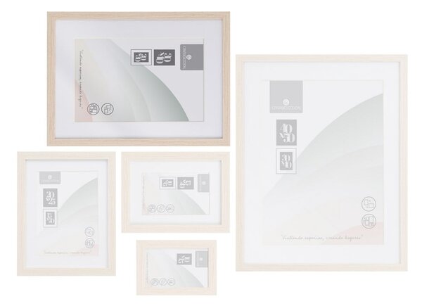Ramka ścienna w naturalnym kolorze 32x42 cm Sencillo – Casa Selección