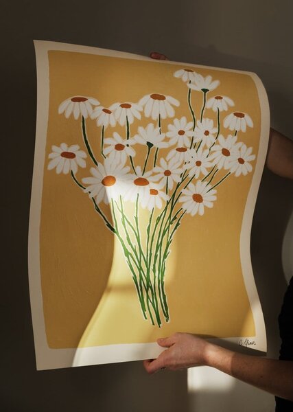 Plakat 30x40 cm Daisies – Carla Llanos – The Poster Club
