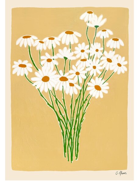 Plakat 30x40 cm Daisies – Carla Llanos – The Poster Club
