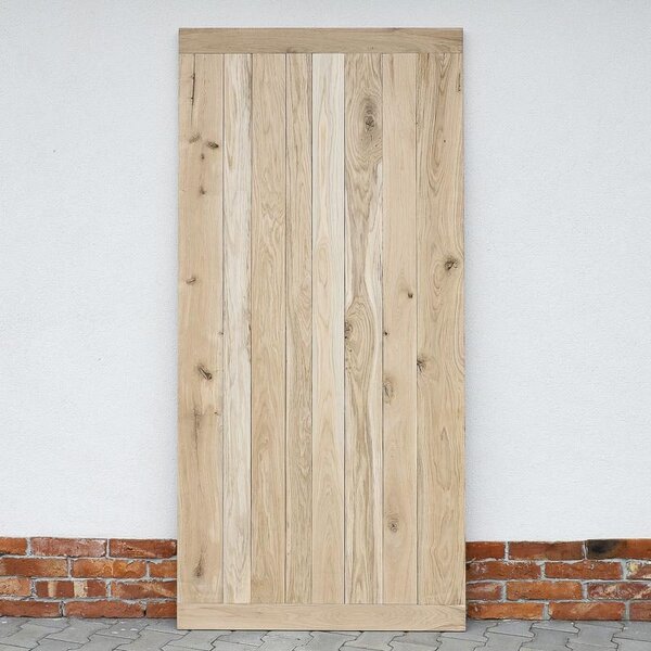 Drzwi przesuwne drewniane dębowe FLINSTON