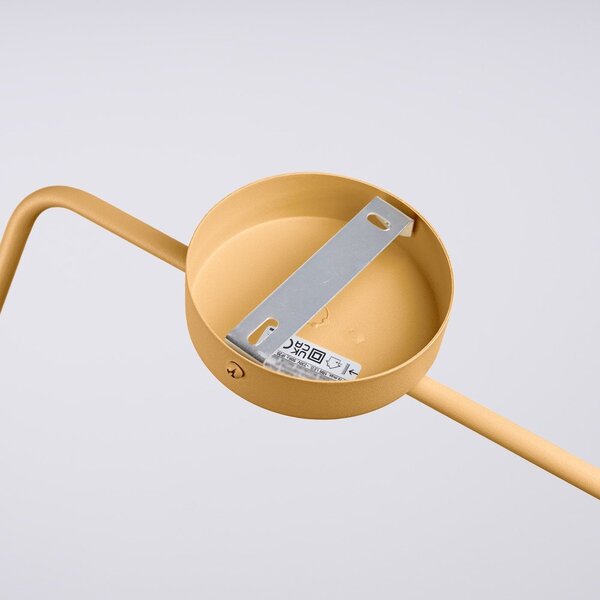 Żółty kinkiet do kontaktu ø 14 cm Zylo – Sollux