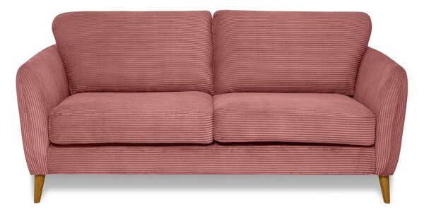 Różowa sztruksowa sofa 170 cm Paris – Scandic