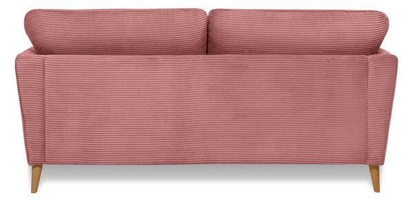 Różowa sztruksowa sofa 170 cm Paris – Scandic