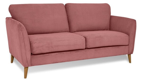Różowa sztruksowa sofa 170 cm Paris – Scandic