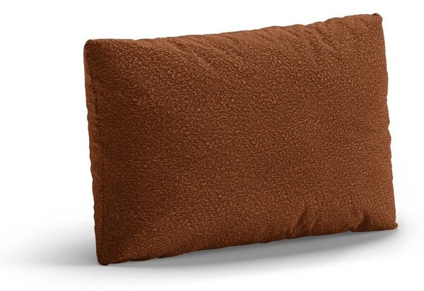Poduszka na sofę z materiału bouclé w kolorze terakoty Poppy – Micadoni
