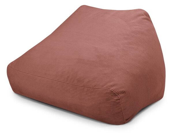 Ceglasty sztruksowy worek do siedzenia Sofa Snug – SLOWDOWN