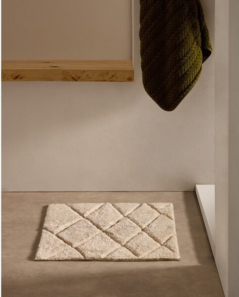 Beżowy dywanik łazienkowy 50x70 cm Nyana – Kave Home