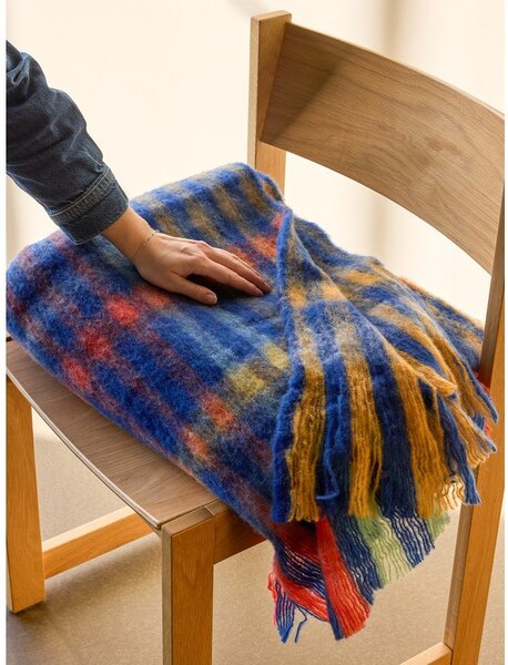 Koc z mieszanki wełny 140x200 cm Loom – Hübsch