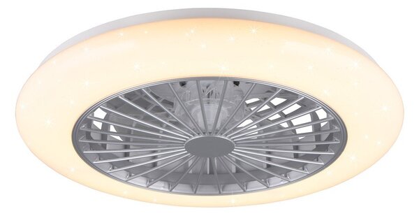 Biała lampa sufitowa LED Stralsund – Reality