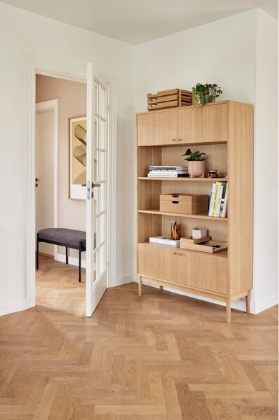Drewniany organizer na dokumenty Note – Hübsch