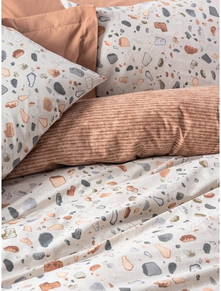 Pościel jednoosobowa z bawełny renforcé 140x200 cm Earth-Inspired Calm – Mila Home Luxury