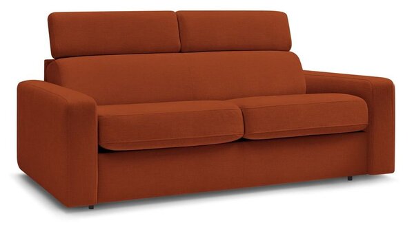 Ceglasta rozkładana sofa 195 cm Monaco – Bobochic Paris