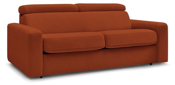 Ceglasta rozkładana sofa 195 cm Monaco – Bobochic Paris