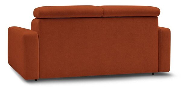 Ceglasta rozkładana sofa 195 cm Monaco – Bobochic Paris