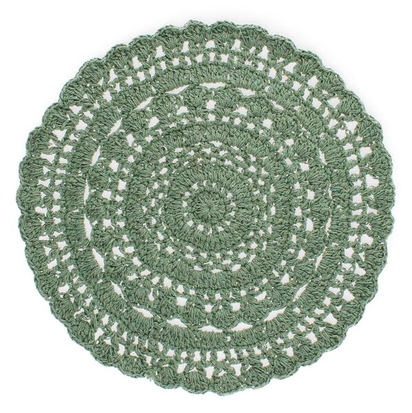 Mata stołowa z mieszanki bawełny ø 35 cm Crochet – Rex London