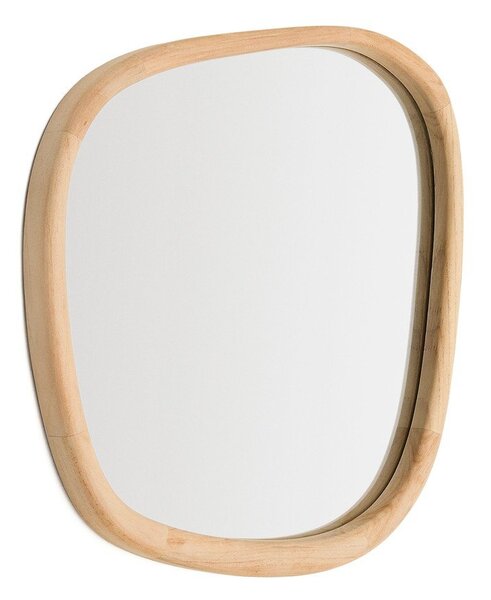 Lustro ścienne z drewnianą ramą 45,5x47 cm Alura – Kave Home