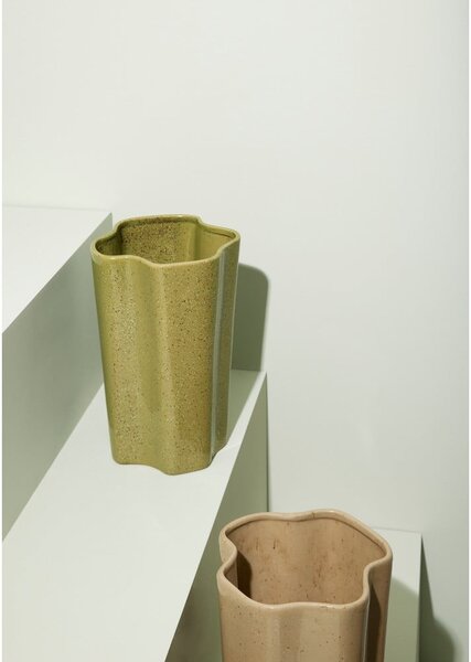 Beżowy ceramiczny wazon (wysokość 30 cm) Sapo – Hübsch
