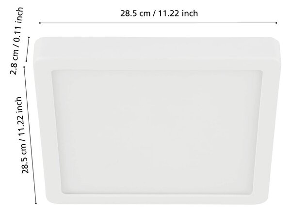 Inteligentna lampa sufitowa LED 19,5 W FUEVA-Z – EGLO