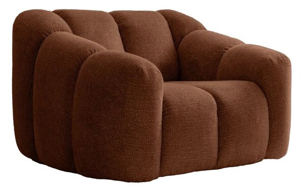 Fotel w kolorze terakoty Shell – Miuform