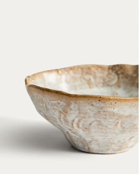 Szara ceramiczna miska na zupę Alenia – Kave Home