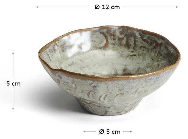 Szara ceramiczna miska na zupę Alenia – Kave Home