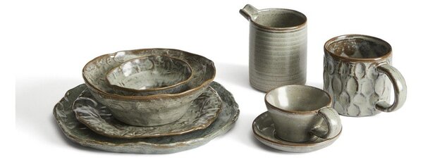 Szara ceramiczna miska na zupę Alenia – Kave Home