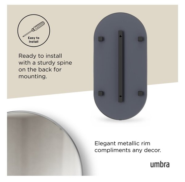 Lustro ścienne 46x91 cm Hubba – Umbra