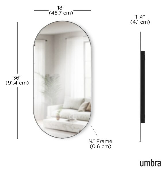 Lustro ścienne 46x91 cm Hubba – Umbra