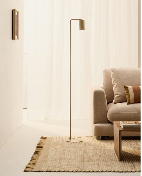 Beżowa lampa stojąca (wysokość 147 cm) Manie – Kave Home