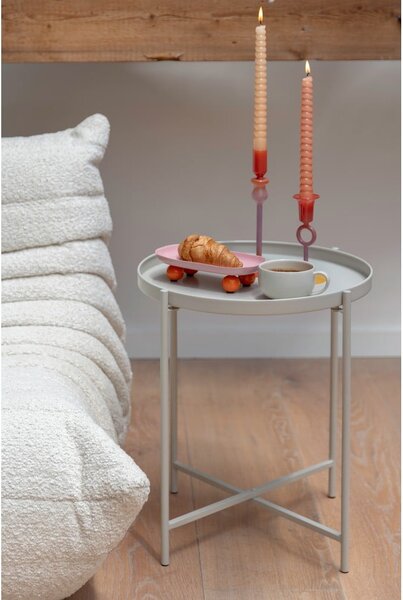 Metalowy okrągły stolik ø 40 cm Meseta – Leitmotiv