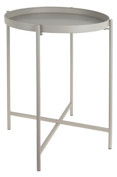 Metalowy okrągły stolik ø 40 cm Meseta – Leitmotiv