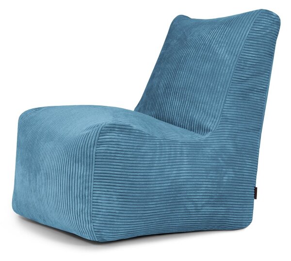 Niebieski sztruksowy worek do siedzenia Seat Lounge – SLOWDOWN