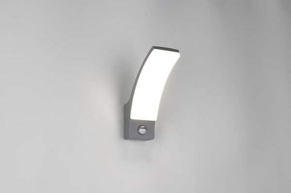 Zewnętrzna lampa ścienna LED (wysokość 22,5 cm) Beja – Reality
